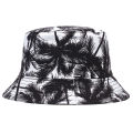 Men Women coconut tree Bucket Hat Cotton Printing Hip Hop Fisherman Panama Sun Hat Outdoor Street Casual Visor Bucket Cap.