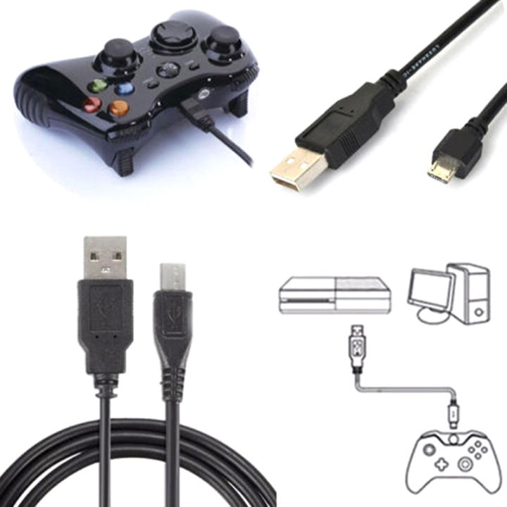 1pc%20For%20PlayStation%204%20PS4%20Gamepad%20Charger%20Charging%20Cable%20Line%20Micro%20USB%20Handle%20Joystick%20Controller%201M%20Meter%20-%20Image%202