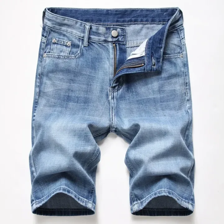 Summer%20New%20Men's%20Denim%20Shorts%20Blue%20Straight%20Slim%20Fit%20Fashionable%20Ripped%20Short%20Jeans%20Hip%20Hop%20High%20Street%20Casual%20Shorts%20Male%20-%20Image%204