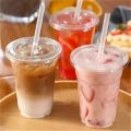 100PCS Transparent Straws Individually Packaged Disposable Straws Suitable Party Wedding Milk Juice Milkshake Coffee. 