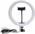 26cm ringlight led 7 feet tripot stand & mobile phone holder 26cm. 