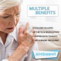 Shoulder Compression Sleeve Brace — Adjustable Shoulder Support Sling for Men and Women — Support for Rotator Cuff, AC Joint, Labrum and Tendon. 