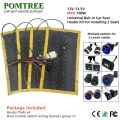 New Built-In Car Seat Heater Kit Fit 1/2 Seats,12V 2/4Pcs Universal Alloy Wire Heating Pads 3 Levels Dual Control Heated Switch.