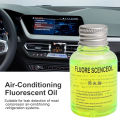 Test UV Dye Agent 60ML Car Air-Conditioning Fluorescent Oil Dye Tracer Air Conditioning Repair Tool for R134A R404A Refrigerants. 