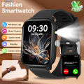 2026 New 1.83-inch Screen Smartwatch with Wireless Call Rich Watch Dail Music Player Message Push Flashlight Smart Voice for Men.