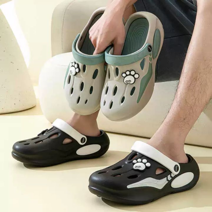1Lightweight%20Soft%20Sole%20Two-way%20Wear%20Home%20Garden%20Clogs%20Crocs%20For%20Men%20-%20Image%205