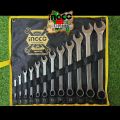 INGCO 12pcs  6mm-32mm Combination spanner set HKSPA1143. 