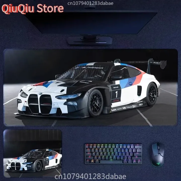 Gt Racing Computer Rgb Mat Track M4 GT Racing Car Large Leather Mouse Pad Waterproof Supercar Men ...