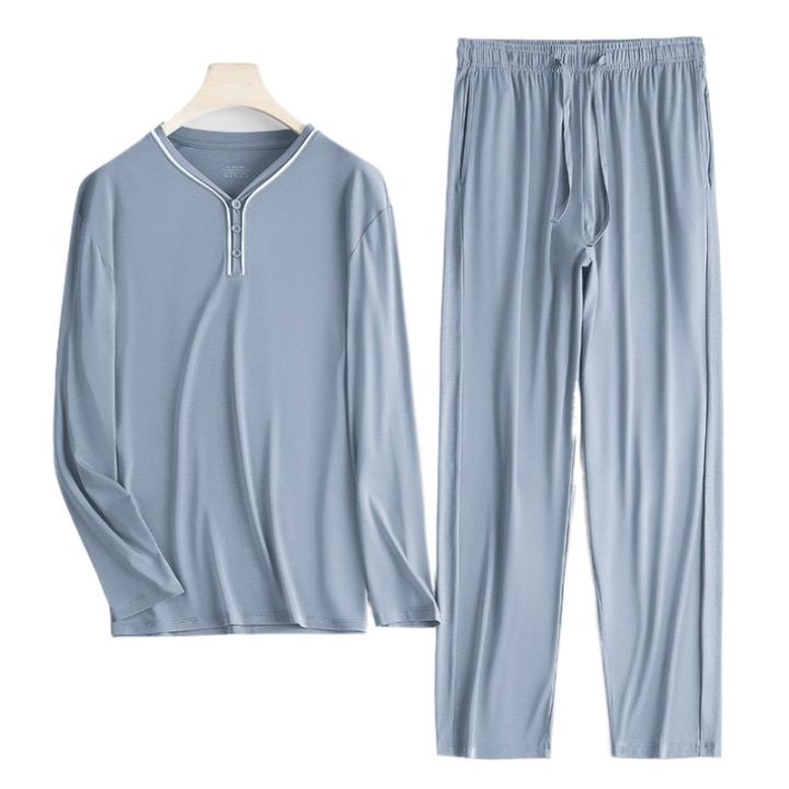 Men's%20Austrian%20Lenzing%20Modal%20Pajama%20Sets%20Luxury%20Sleepwear%20Street%20Ready%20Comfortable%20Loungewear%20-%20Image%204