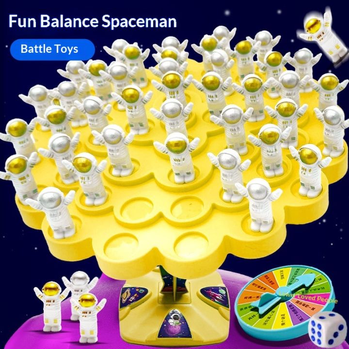 Balance Tree Toy Space Man Stacking Music Desktop Multi functional ...