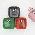 New Candy Color Mesh Cosmetic Bag Cute Big Eyes Make Up Case Kawaii Makeup Pouch Makeup Case Portable Toiletry Storage Bag. 