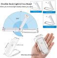 New LED Clip USB Rechargeable Book Reading Light Brightness Adjustable Eye Care Book Lamp Light Portable Bookmark Read Light. 