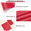 47.25x15.75 Inch Dark Red Book Binding Cloth Bookcover Fabric Surface with Paper Backed Nylon Fabric for Book Binding.