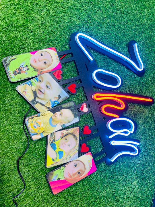 Customized Neon Light With Frame Apna e bazar