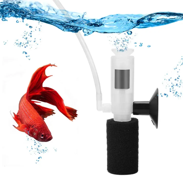 Fish tank small soundless pneumatic filter mini water goblin air pump ...