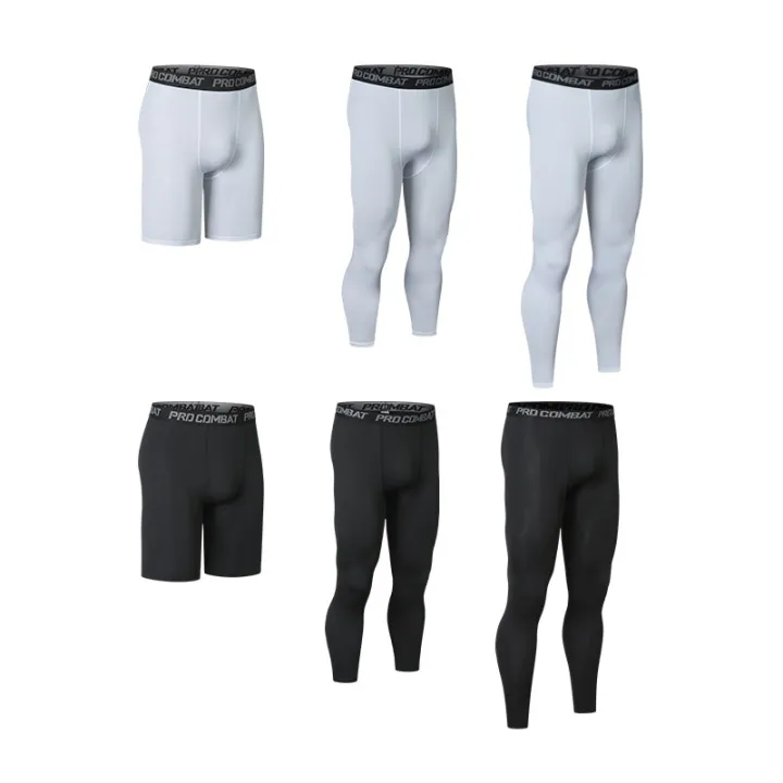 Men's%20Leggings%20Compression%20Pants%20Sports%20Leggings%20Basketball%20Quarter%20Shorts%20Quick%20Drying%20Running%20Training%20Stretch%20Fitness%20Pants%20-%20Image%202