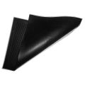 Black Welcome Rubber Door Mat. 