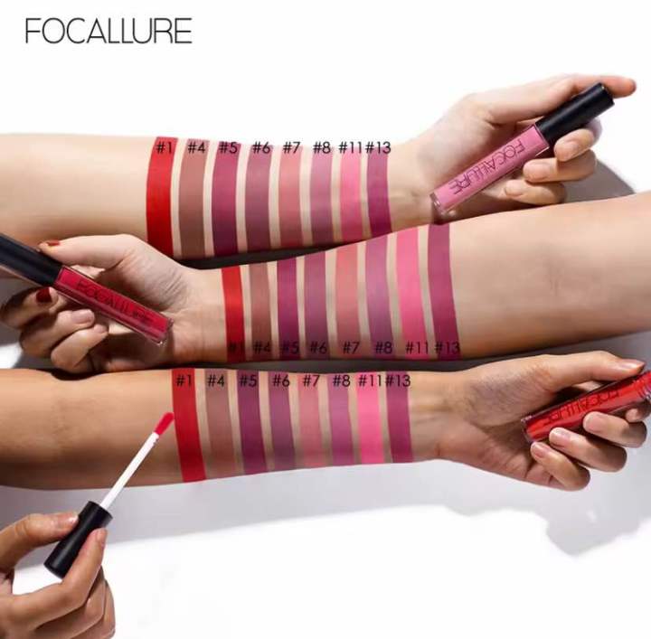 FOCALLURE%20Matte%20Liquid%20Lipstick%20Waterproof%20Long-lasting%20Lightweight%20Lip%20Gloss%20Lips%20Glaze%20Lips%20-%20Image%203