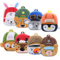 Cute Children's Backpack Plush Material Backpack for Boys and Girls Cartoon Animal Games Series Schoolbag Baby Backpack2-4 Years.