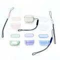 Multi Color Clear Case with Rope Strap for Apple AirPods Pro 2nd gen Case Transparent Silicone Headphone Cover for Airpods Pro 2. 