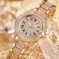 Luxury Women Watch with Diamond Elegant Quartz Steel Bracelet Watches Ladies Zircon Crystal Fashion Wristwatches Clock Gifts.