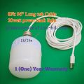 8Fit 96" Long usb cable with 20Watt Usb Power Bank Useful Led Light Bulb. 