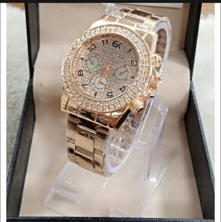 luxury crystal watch for women