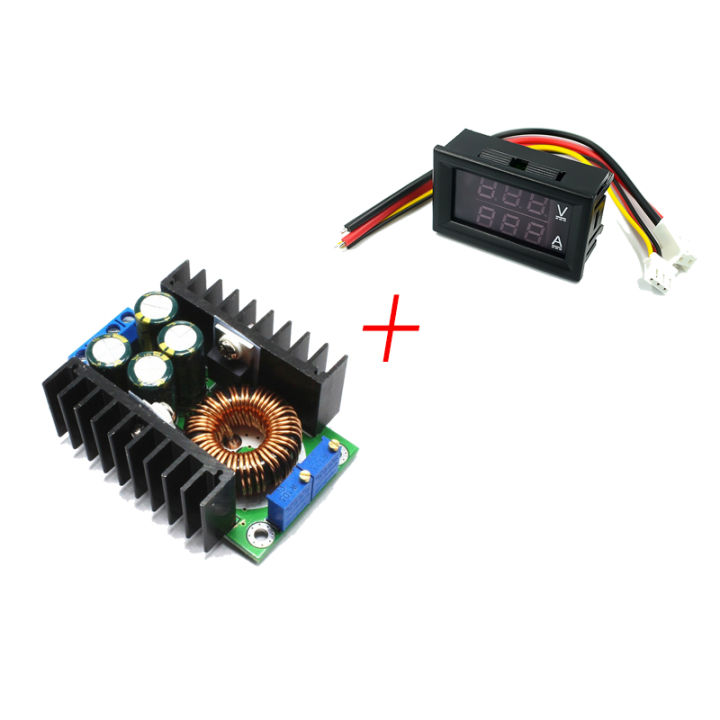 DC%209A%20300W%20150W%20Boost%20Converter%20Step%20Down%20Buck%20Converter%20Power%20module%20DC%200-100V%2010A%20Digital%20Voltmeter%20Ammeter%20Dual%20Display%20-%20Image%202