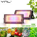 50W 220V Led Grow Light Plant Hydroponic Lamp LED Full Spectrum For Greenhouse Seeds Flower Hydroponic Plant Growth Lighting. 