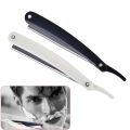 Men's Barber Razor Professional Manual Shaver Straight Edge Stainless Steel Sharp Barber Razor Shaving Beard Cutter with Blade Shaving. 