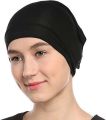 Comfortable Inner Cap for Wearing Hijab - black hijab cap hair cap hair cover. 