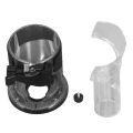 Trimming Machine Base Adjustable Aluminum Alloy Plunge Router Base with Dust Collection Cover. 
