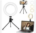 SELFIE RING LIGHT WITH STAND FOR LAPTOP 3 COLOR MODES 360 ADJUSTABLE USB POWERED 10 LEVELS BRIGHTNESS 6.3 INCH RING LIGHT MODEL M16 COLOR TEMPERATURE 2700-7000K DC 5V GERTONG 6 SELFIE RING LIGHT. 