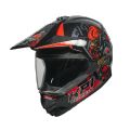 KPI KH6 Single Visor Solid Dirt Helmet For Off-road Riders.. 