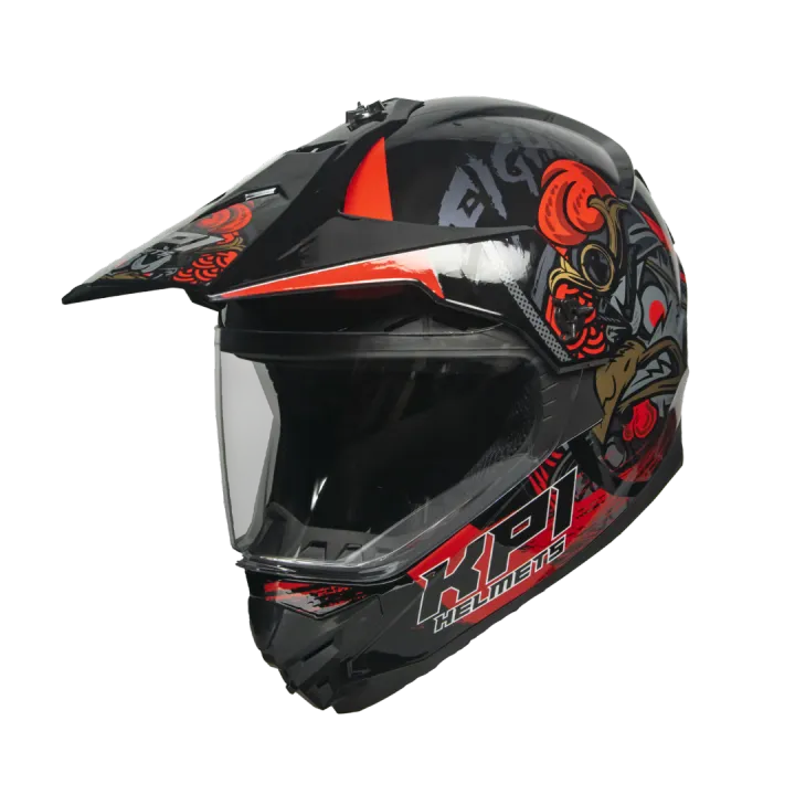 KPI%20KH6%20Single%20Visor%20Solid%20Dirt%20Helmet%20For%20Off-road%20Riders.%20-%20Image%202