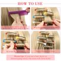 72 Pieces Hair Perm Rods Set Short Plastic Perming Rod Cold Wave Rods 6 Sizes Hair Curling Rollers With 1 Piece Steel Hair Comb. 