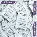 StyRian Fashion Lifestyle White Silica Gel Desiccant 2 Gram 100 Pieces.
