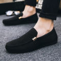 Men Casual Shoes Canvas Slip On Fashion Loafers for Male Luxury Dress Driving Shoes Formal Wedding Party Flats Plus Size. 