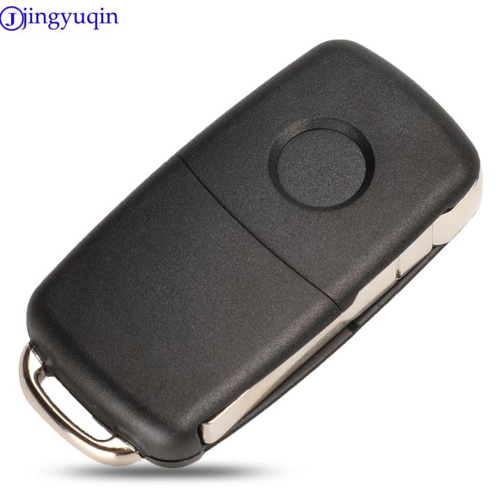 Jingyuqin%202/3/4/5%20Buttons%20Folding%20Remote%20Car%20Key%20Case%20Shell%20For%20VW%20Sharan%20Tiguan%20Golf%20Sagitar%20Polo%20MK6%20Touareg%20-%20Image%205