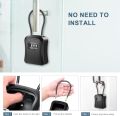 Large Key Lock Box for Outside 4-digit Code Security Safe Box with Extra Large Space for House Keys Spare Keys Storage. 