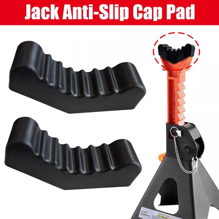 Universal Car Slotted Lift Jack Stand Rubber Pad Floor Adapter Frame Rail Pinch Lifting Repair Tools Safety Grip Pads 3Ton 6Ton