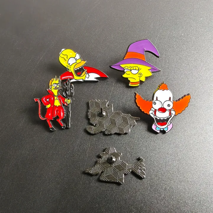 6pcs%20The%20Simpsons%20Lapel%20Pins%20Set%20Cute%20Bart%20Homer%20Halloween%20Badges%20Cartoon%20Anime%20Button%20Brooches%20for%20Clothes%20Bags%20Jewelry%20%20-%20Image%205