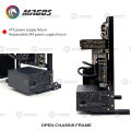 Aluminum Fully Open Case Frame Support ITX / MATX /ATX Motherboard,Vertical Computer Housing PC Water Cooling Gamer DIY Cabinet. 