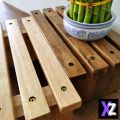 Wooden Stool Solid Wood Stool Sitting Tool Mining Chair Kerusi Kecil Living Stool. 