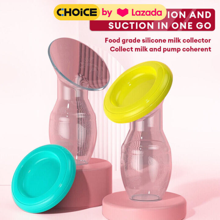 Full silicone breast pump, hand made breast pump, Ally milking, breast milk collector, prevent overflow, automatic breast milk collection