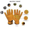 Multiple Usage Cowhide Leather Safety Gloves. 