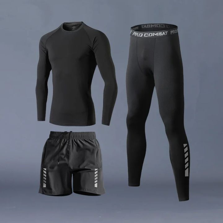 Fitness%20Clothes%20Ice%20Silk%20Quick%20Drying%20T-shirt%20Suit%20Men%20Short%20Sleeve%20Running%20Sportswear%20Shorts%20Tracksuit%20Gym%20Sports%20Training%20Sets%20-%20Image%204