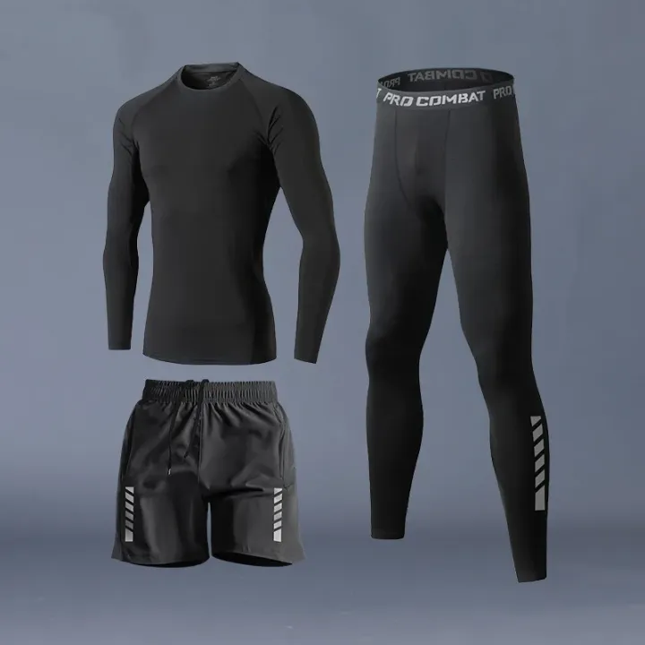 Fitness%20Clothes%20Ice%20Silk%20Quick%20Drying%20T-shirt%20Suit%20Men%20Short%20Sleeve%20Running%20Sportswear%20Shorts%20Tracksuit%20Gym%20Sports%20Training%20Sets%20-%20Image%204