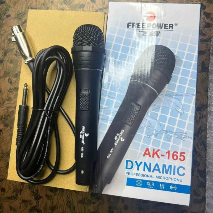 🎤 FreePower AK-165 Vocal Master: Professional Dynamic Wired Microphone ...