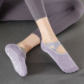 Women's Professional Yoga Socks Anti-Slip Sweat-Absorbent Breathable Pilates Ballet Dance Sport Socks for Active Ladies.
